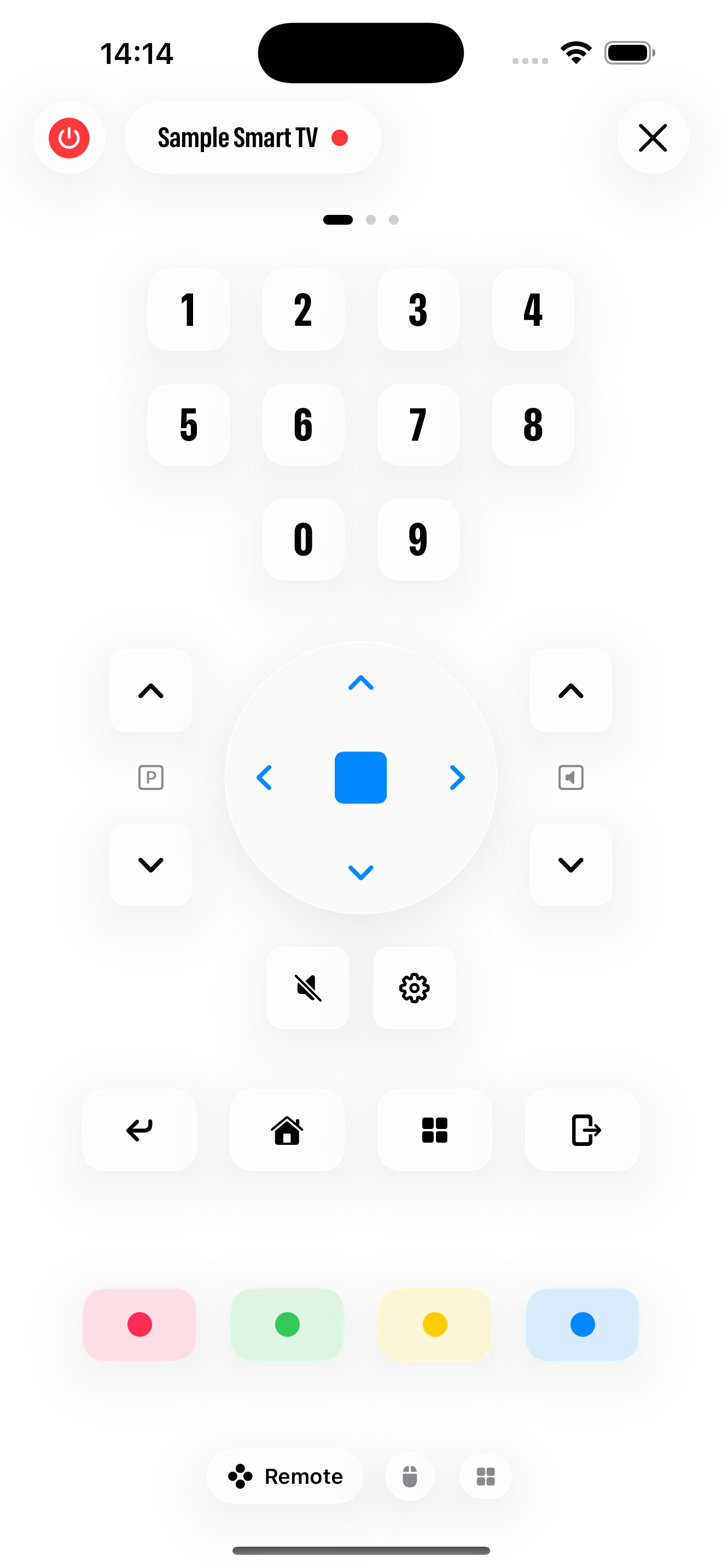 TV Remote App Screenshot 2